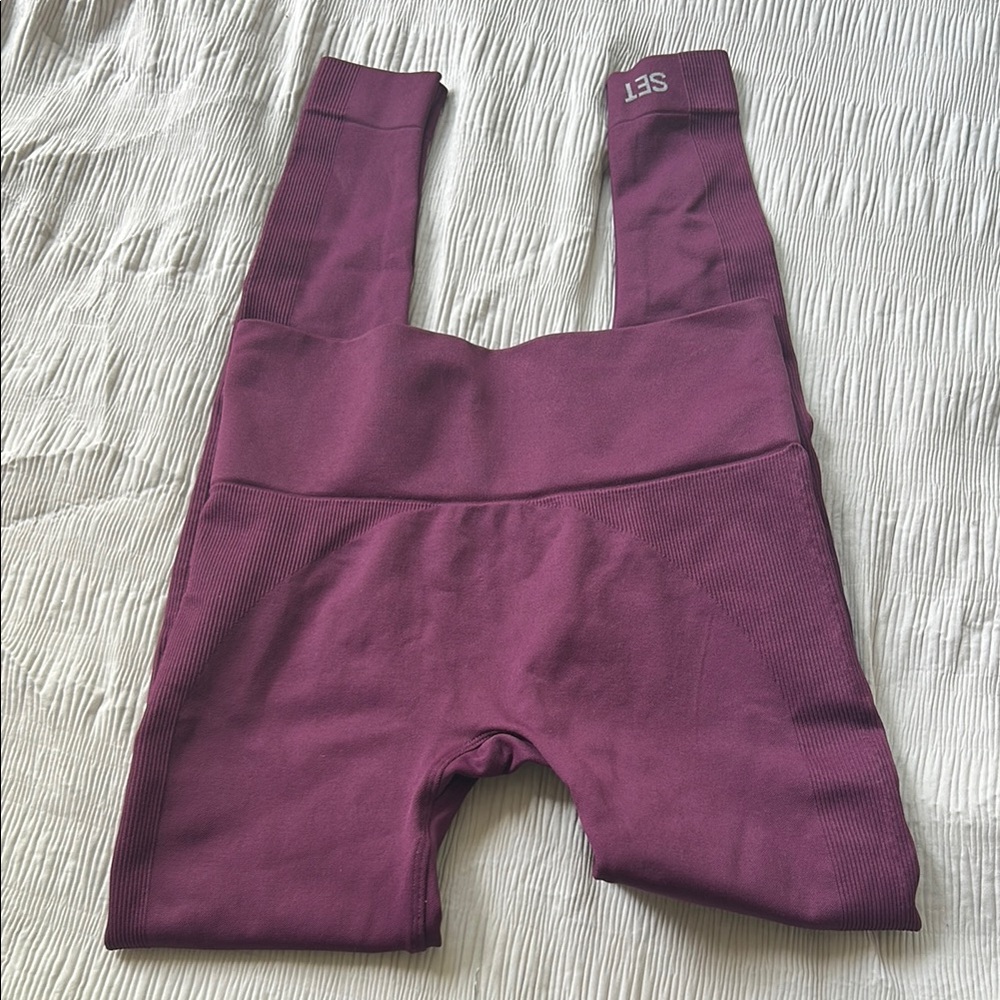 Set Active Plum Leggings